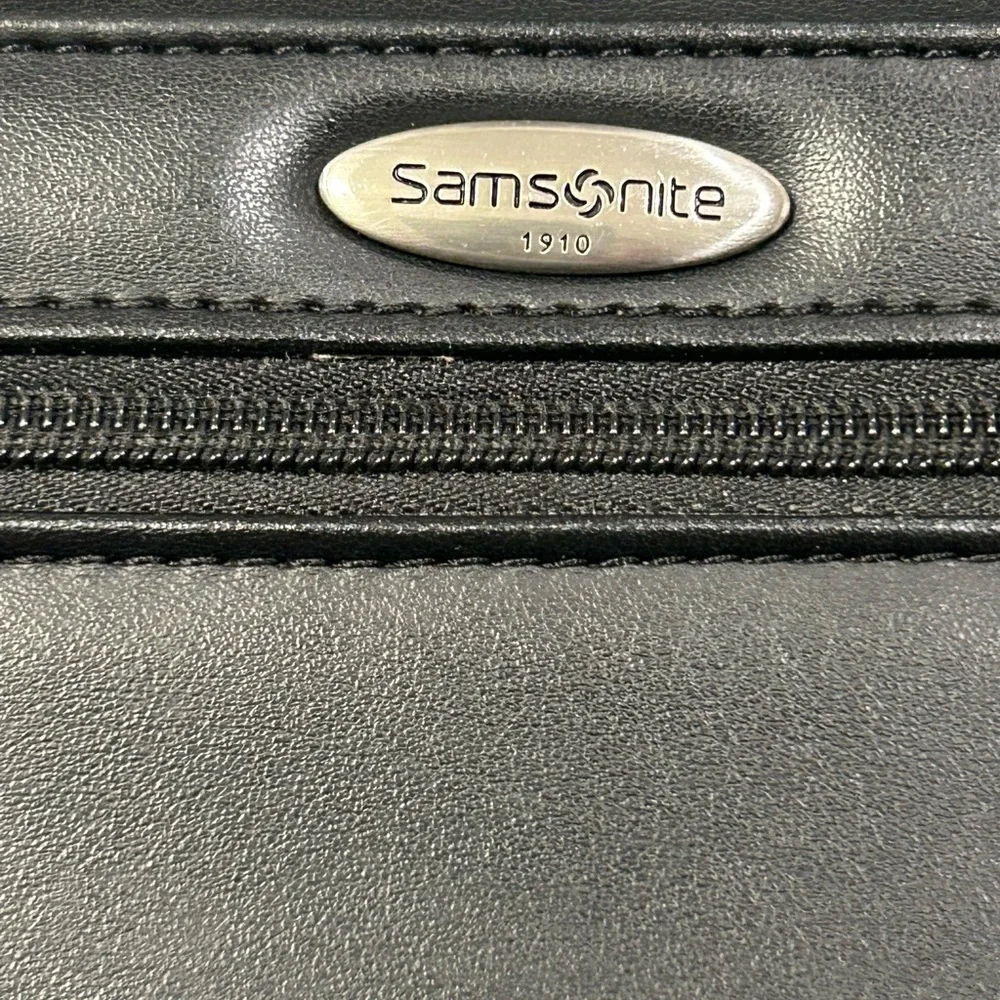 Samsonite 1910‎ Heritage Traveler Faux Leather Business Briefcase 14”